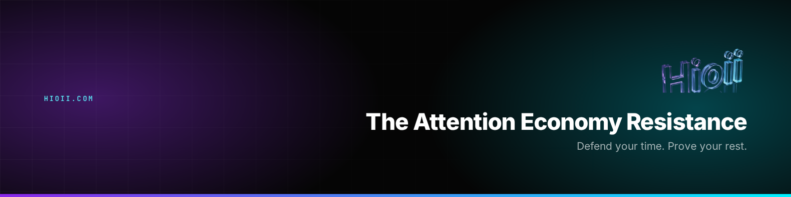 Hioii LinkedIn personal profile banner