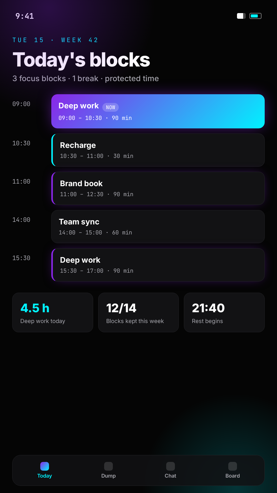 Hioii Play screenshot in English — TimeBox